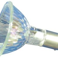 Niedervolthalogenlampe mit Kaltspiegel, 12 V, 50 Watt, MR 16, BA15d, Backwaren